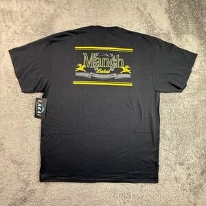 Lakai Manch Skateboarding T-Shirt Mens XL Black Crew Neck Cotton Streetwear